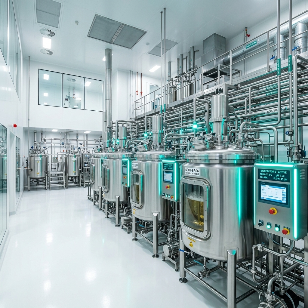 Smart Manufacturing Cleanroom with Bioreactors — Pharma 4.0 at Pharma Vista 2026